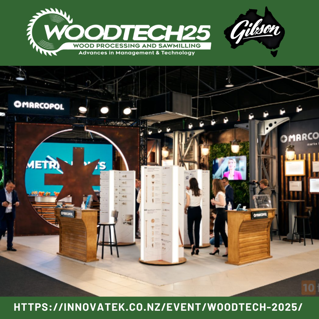 Gibson attends Woodtech 25