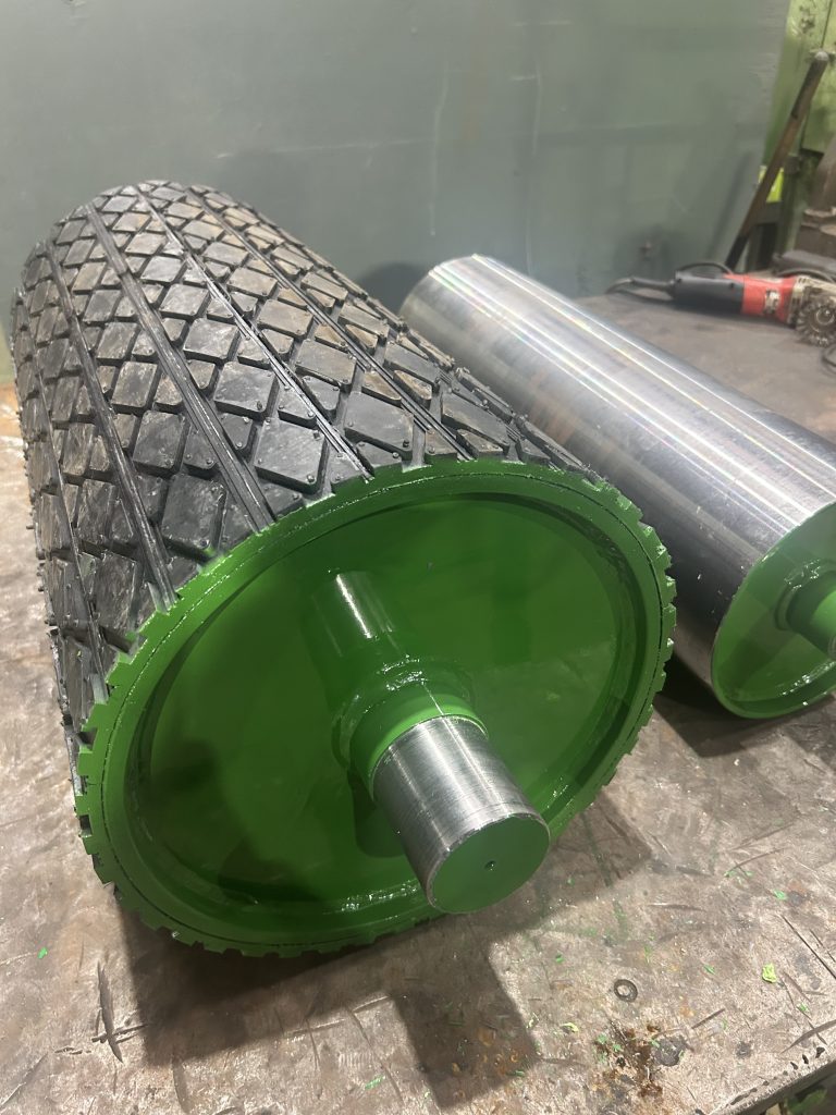 sawmill pulley & roller lagging